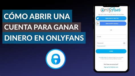 abrir una cuenta de onlyfans|Crear una cuenta en OnlyFans